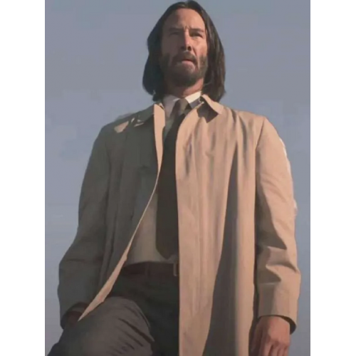 Keanu Reeves Good Fortune 2025 Coat